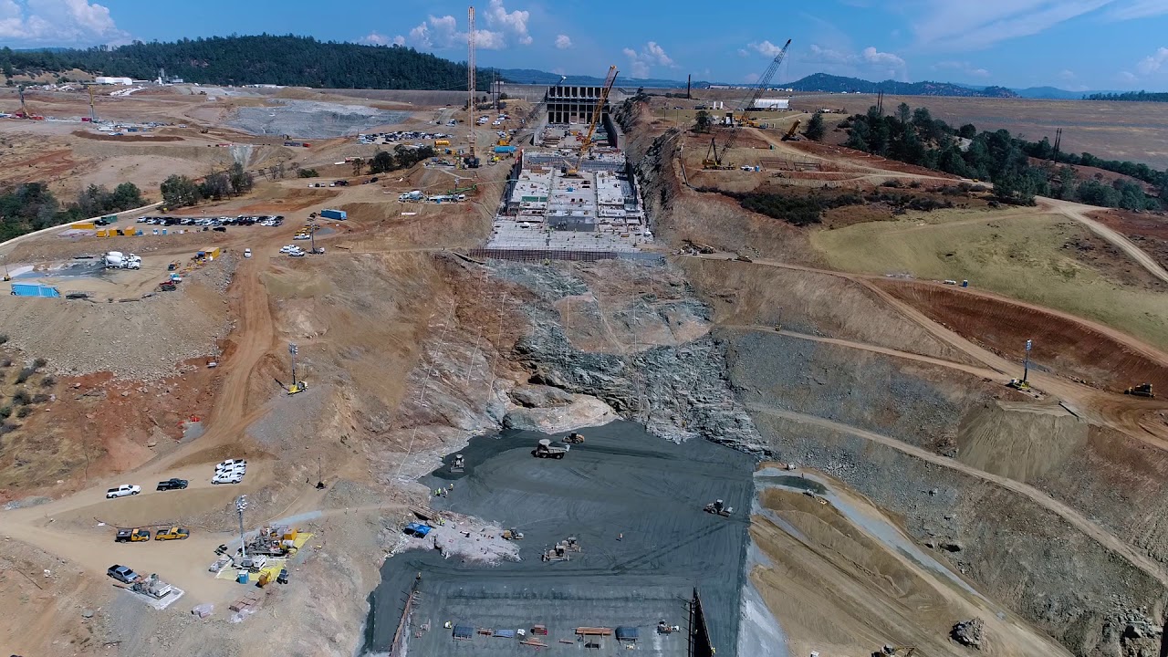 Spillway Flyover September 13, 2017