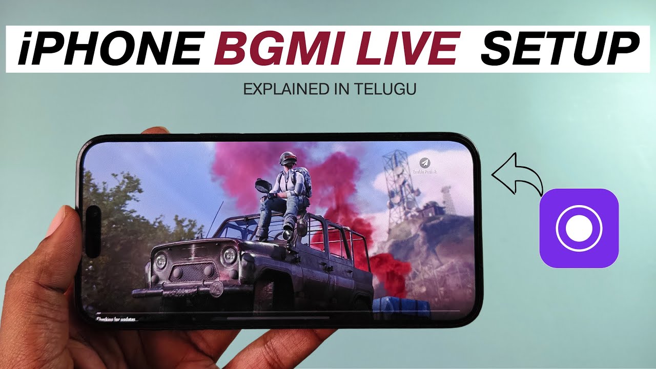BGMI Youtube Live Using iPhone | iPhone Live Stream Setup in Telugu | Crazy Gamer