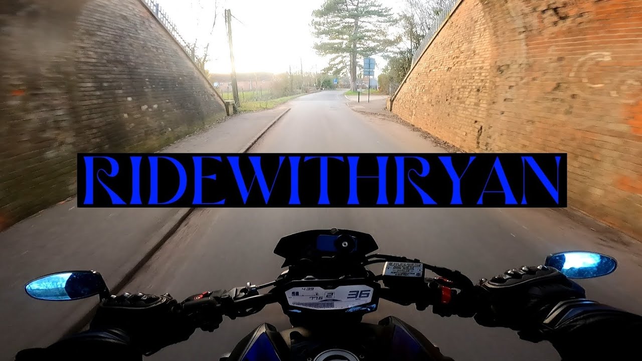 Yamaha MT07 POV | Winter Country lanes | Fast Riding