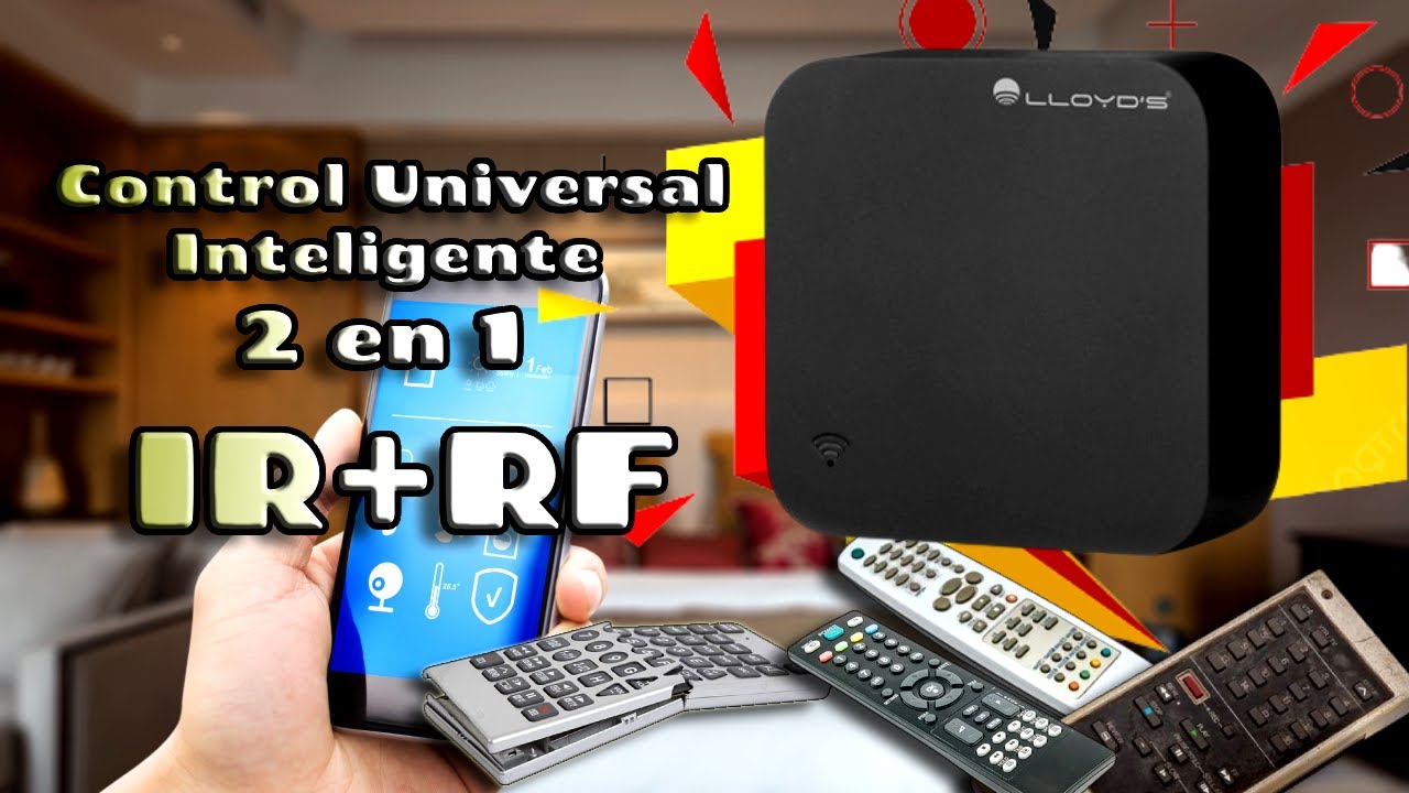 Como configurar control infrarrojo y radiofrecuencia Control IR+RF LLOYDS Infrarrojo radiofrecuencia