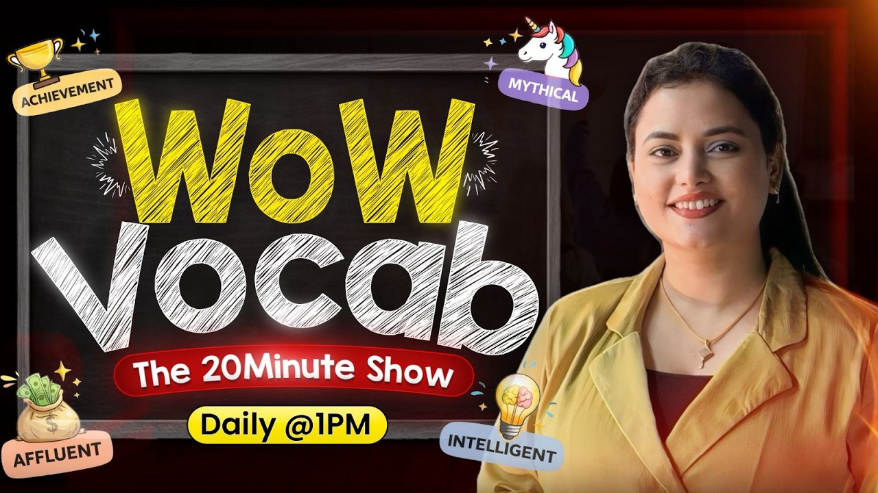 WOW VOCAB #17 | English Vocabulary for Bank, SSC, Teaching & Defence | Rupam Chikara Ma'am