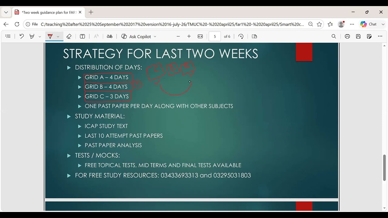 How to tackle far1 in last 2 weeks