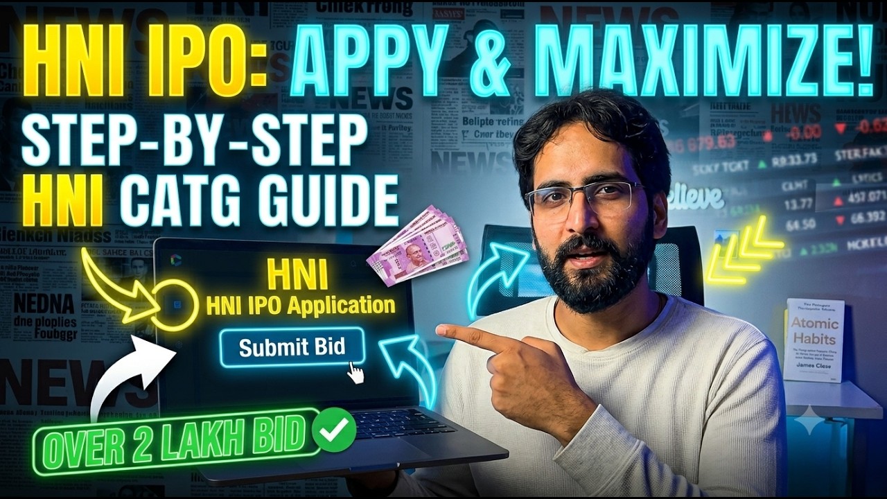 IPO me HNI Category se Apply Kaise Kare? (Live Demo)