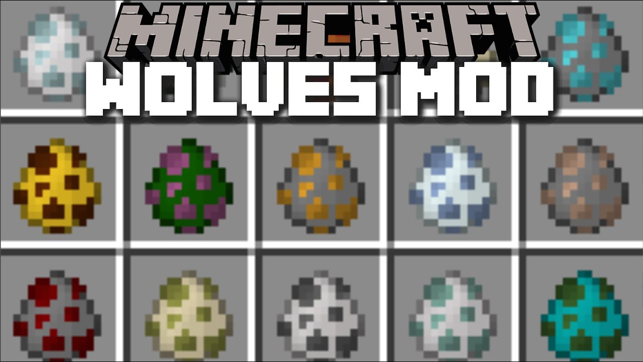 Minecraft WOLF MOD / BEWARE OF THE EVIL WOLVES IN THE LAB!! Minecraft