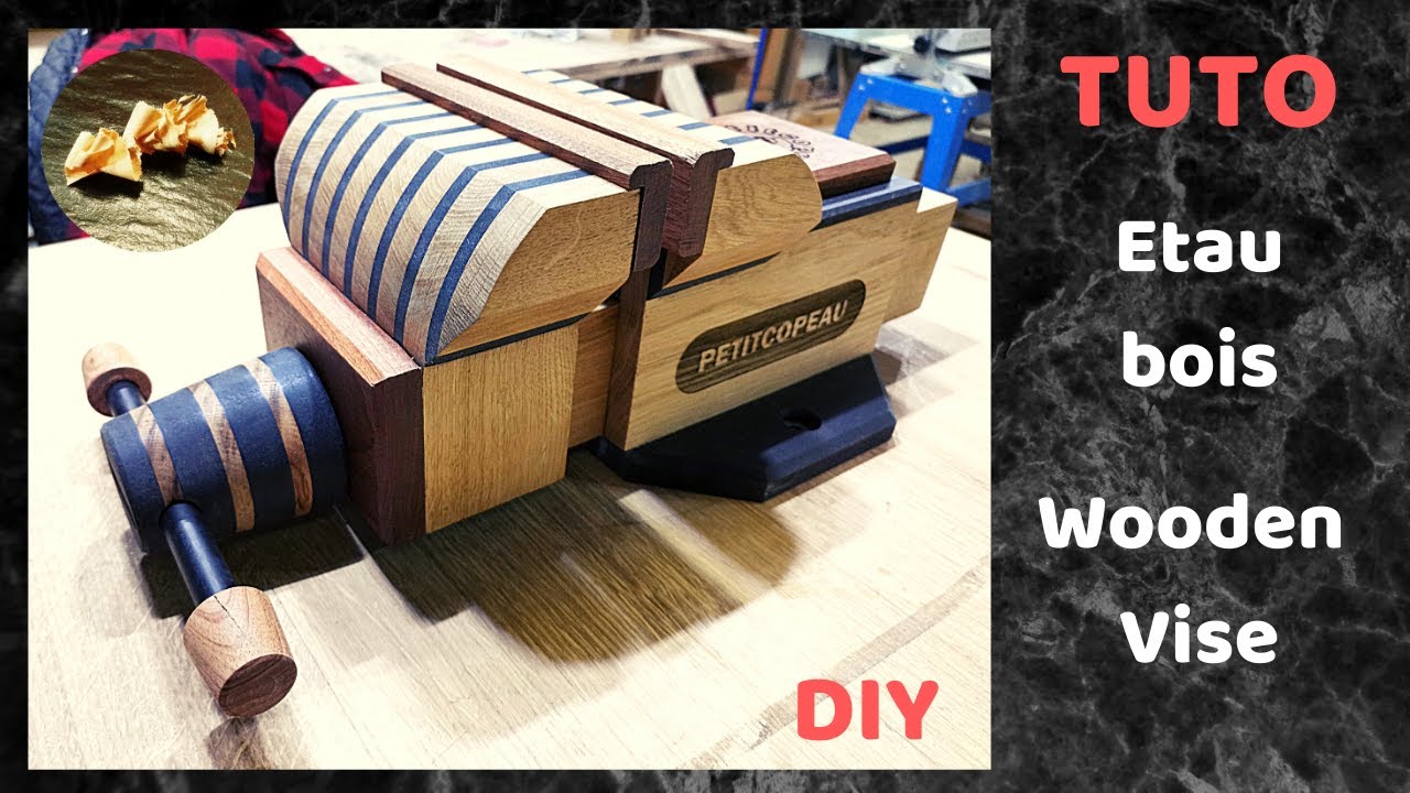 Etau en bois design wooden vise