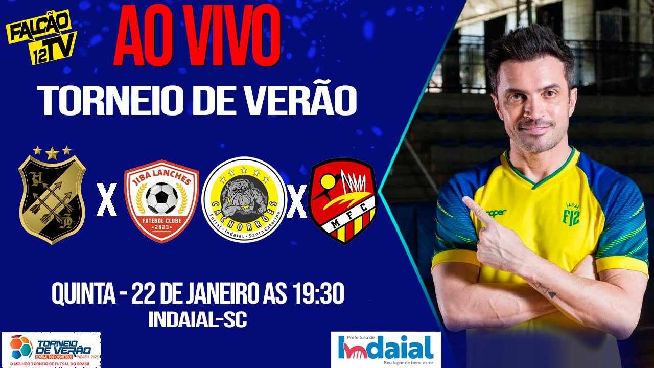 FUTSAL AO VIVO | UNIÃO SINISTRA X JIBA LANCHES | CACHORRÕES XMARIOTÃO | TORNEIO DE VERÃO INDAIAL