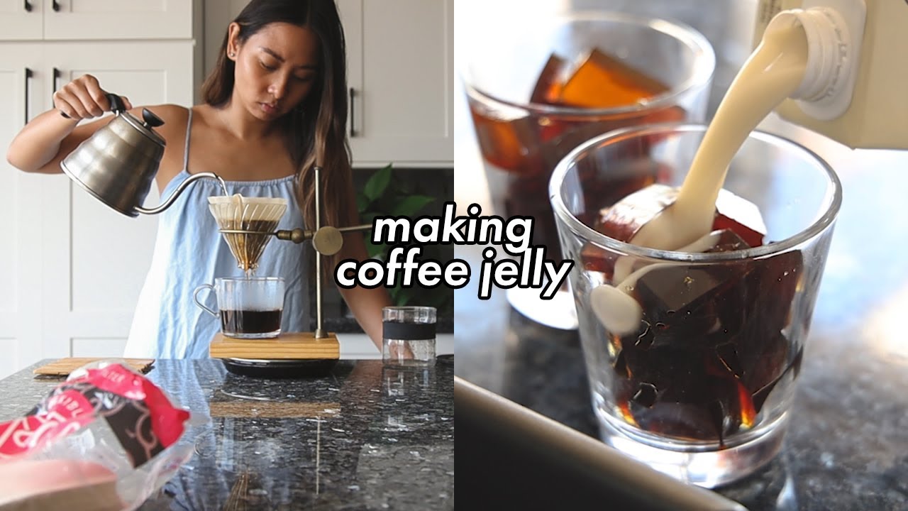how to make coffee jelly (no gelatin)