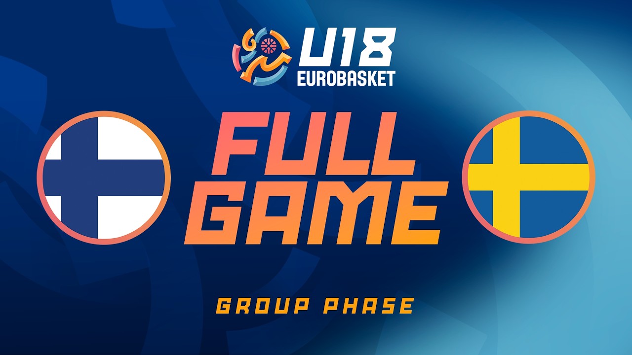 LIVE - Finland v Sweden | FIBA U18 Women's EuroBasket 2026 | Group Phase