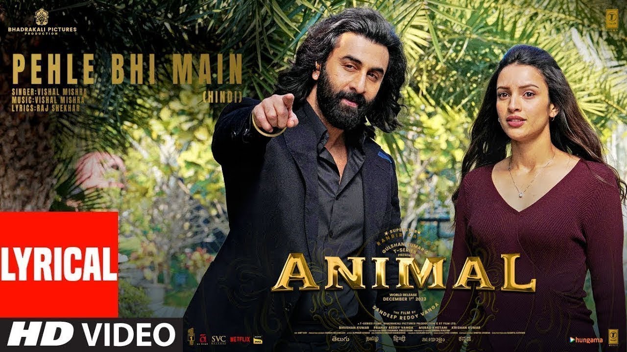 Galat Kya Sahi Kya Mujhe Na Pata Hai |Animal Songs |Vishal Mishra New Songs |Tu Zariya Tu Hi Manzil