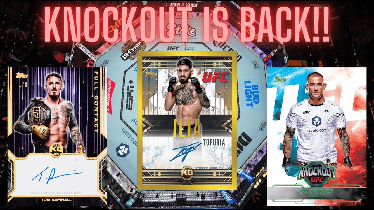 Отличный бокс! Обзор бокса Topps UFC Knockout Hobby Box 2025!