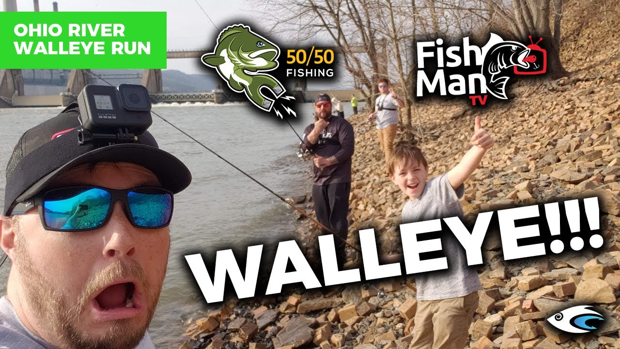 Fishing the Ohio River Walleye Run | Ohio Walleye Fishing