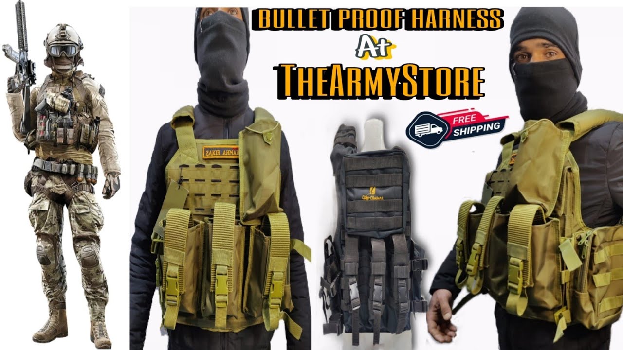 Bulletproof jackets / bullet proof harness / Cliff Climbers/ MLA/available@THE ARMY STORE