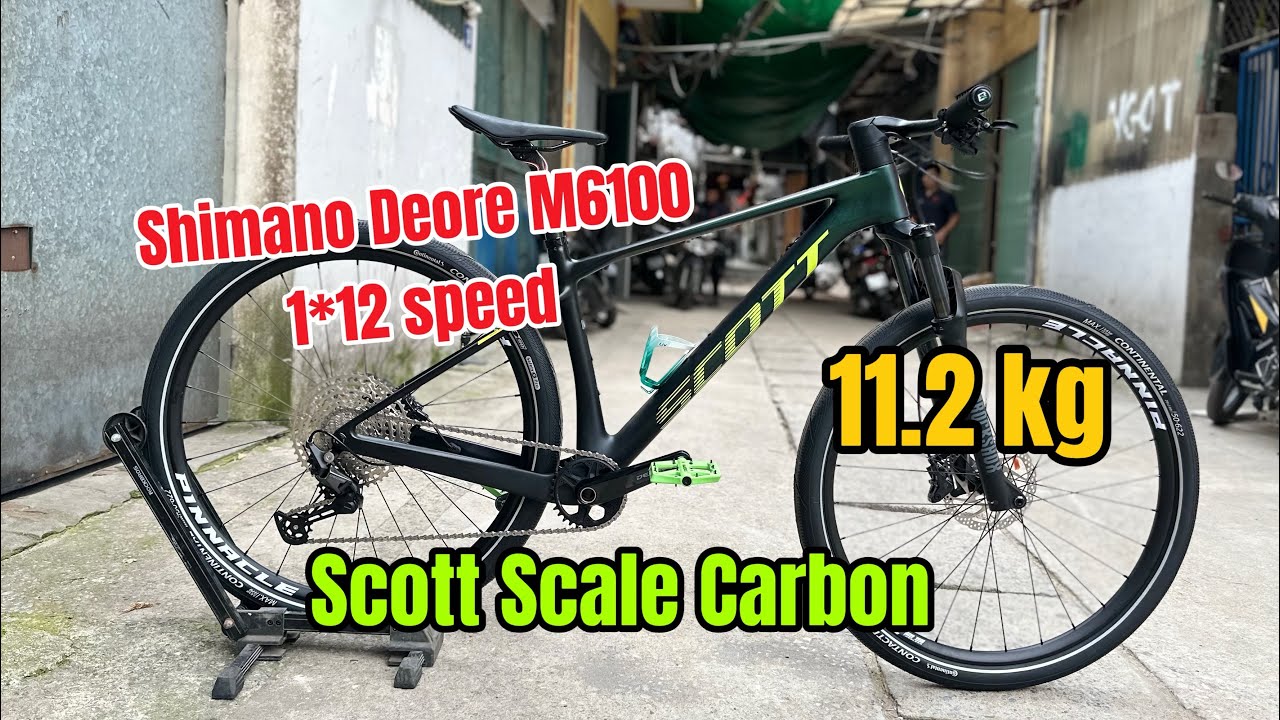Xe đạp thể thao Scott Scale carbon ráp theo yêu cầu khách hàng