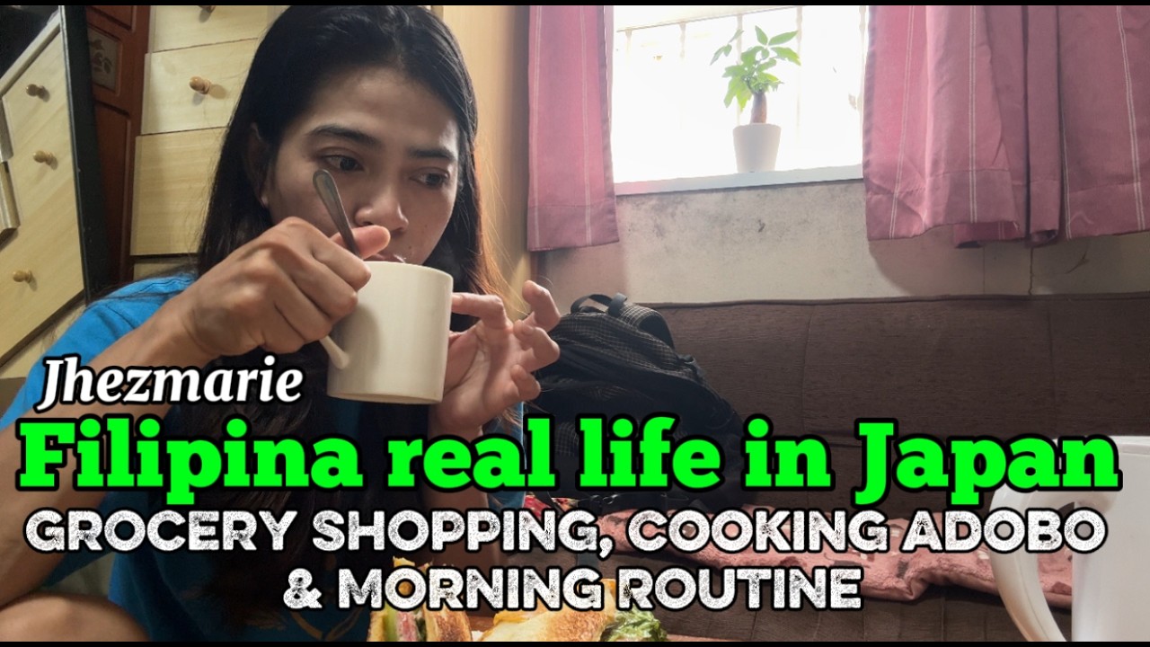 A Day in My Life in Japan 🇯🇵 | Grocery Shopping, Cooking Adobo & Morning Routine