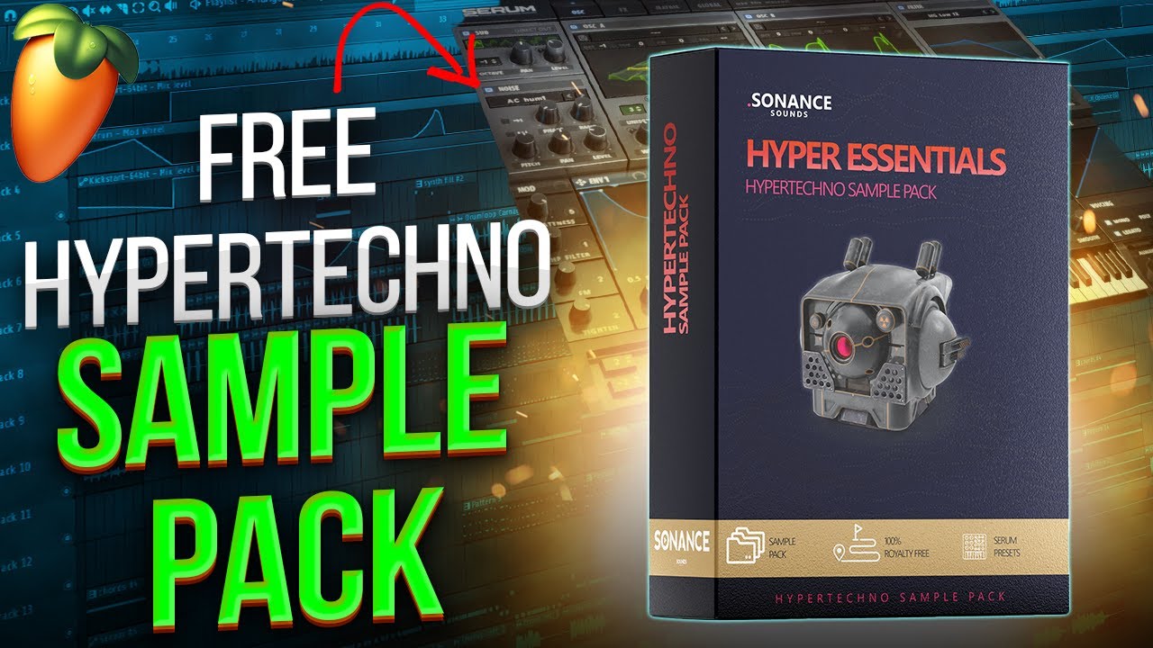 Sonance Sounds -Hypertechno Essentials [Free Hypertechno Sample Pack;  Serum Presets, Kicks & Drums]
