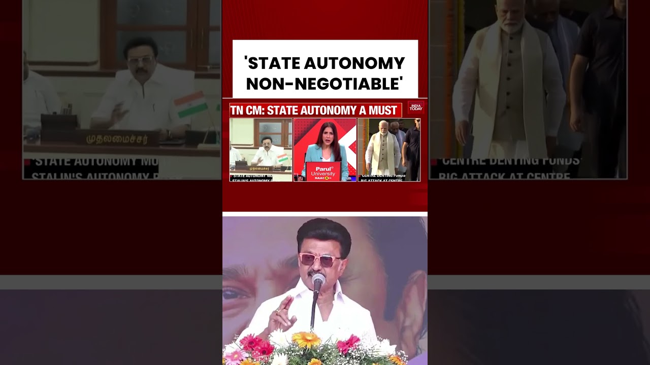 M. K. Stalin Calls State Autonomy Non-Negotiable, Targets Centre in Assembly #mkstalin