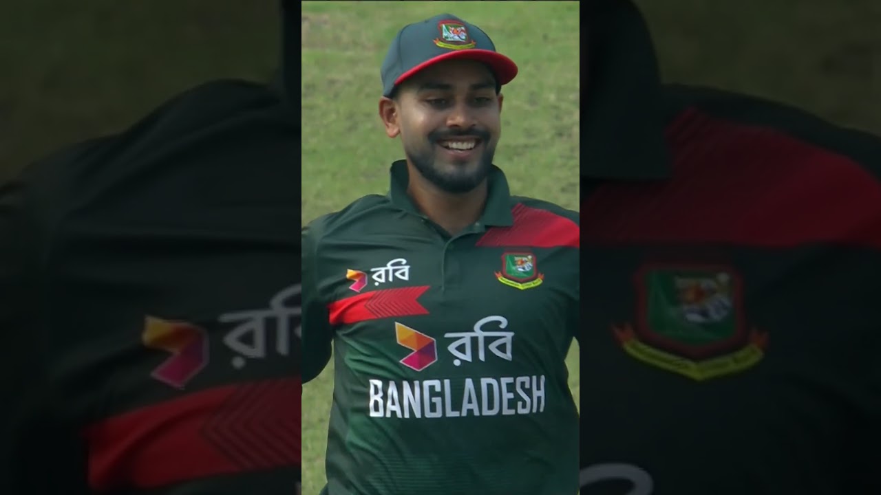 5 Wickets by Nahid Rana | Brilliant Spell 😱 #BANvPAK #BackTheBoysInGreen #Shorts M9F1J