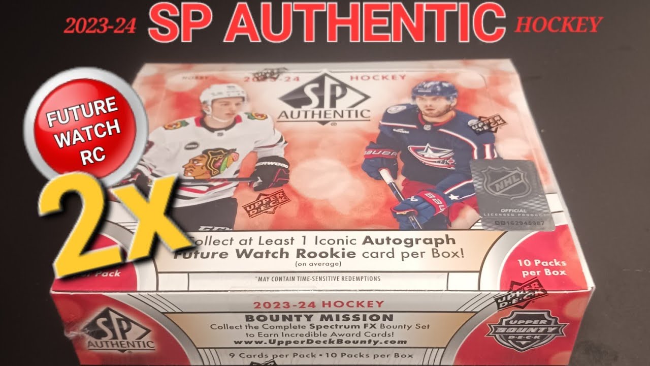 FINALLY! 🤸&zwj;♀️ RIPPING ANOTHER BOX OF 2023-24 SP AUTHENTIC HOCKEY LOOKING FOR FUTURE WATCH AUTOGRAPHS