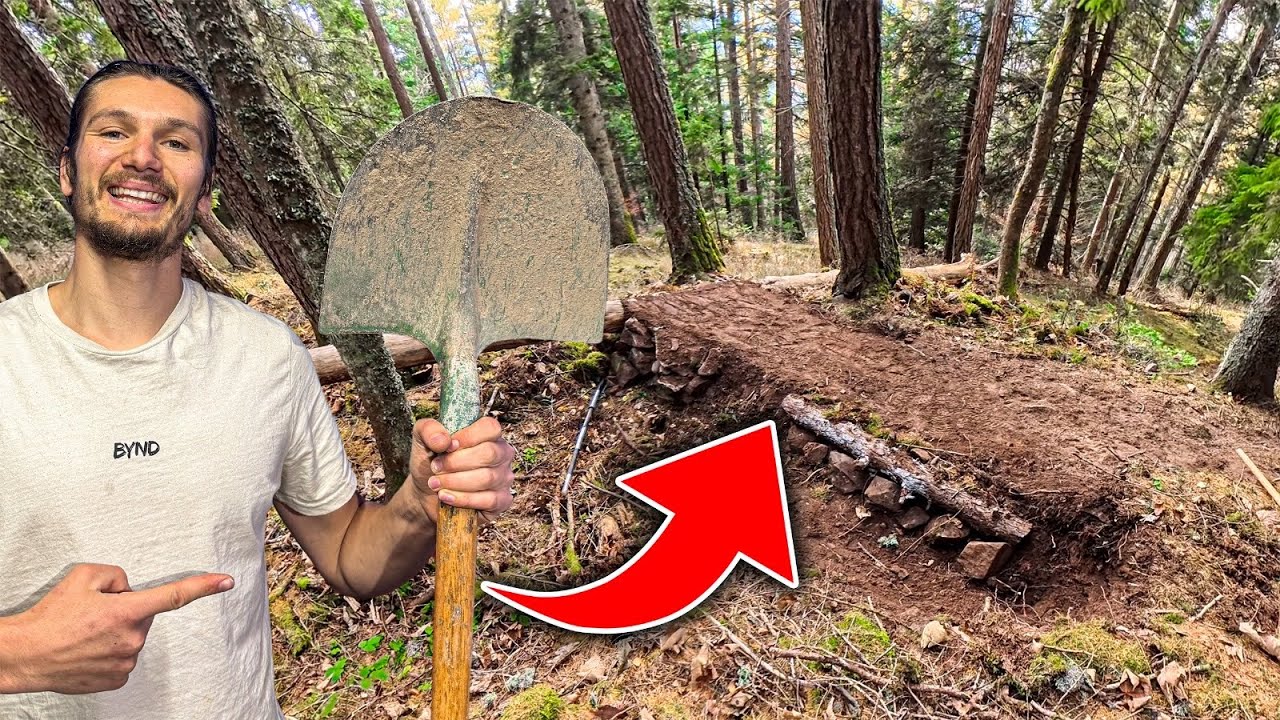 On reconstruit une piste de VTT Enduro !