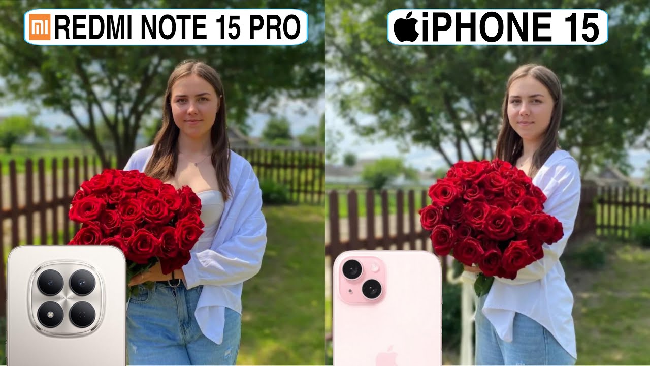 Сравнение камер Redmi Note 15 Pro 5G и iPhone 15: тест-драйв