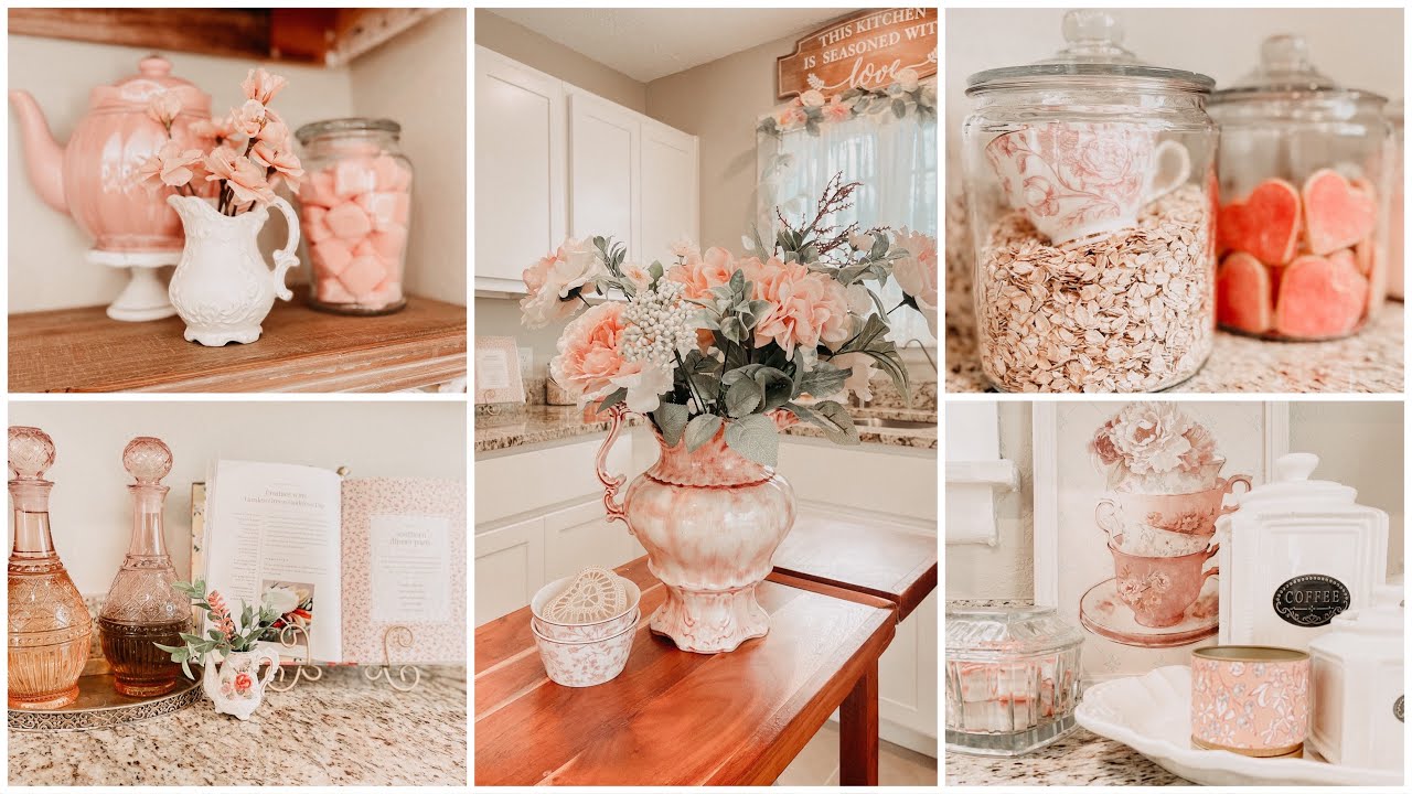 Decora Conmigo la Cocina estilo Romantic French 💕🦢| Ideas románticas para San Valentín 💗