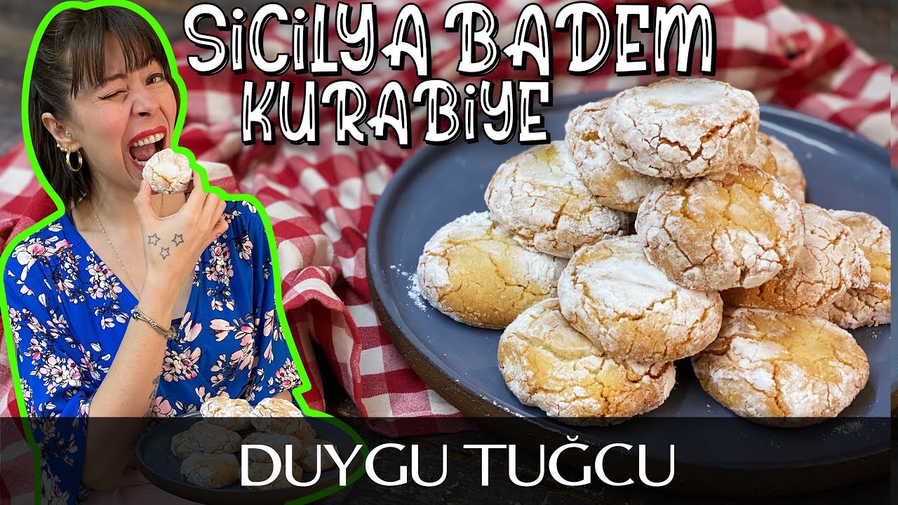 Meşhur Sicilya Glutensiz Badem Kurabiye Tarifi 🍪| GLÜTENSİZ YUMUŞACIK KURABİYE🍪 | Chef Duygu Tugcu