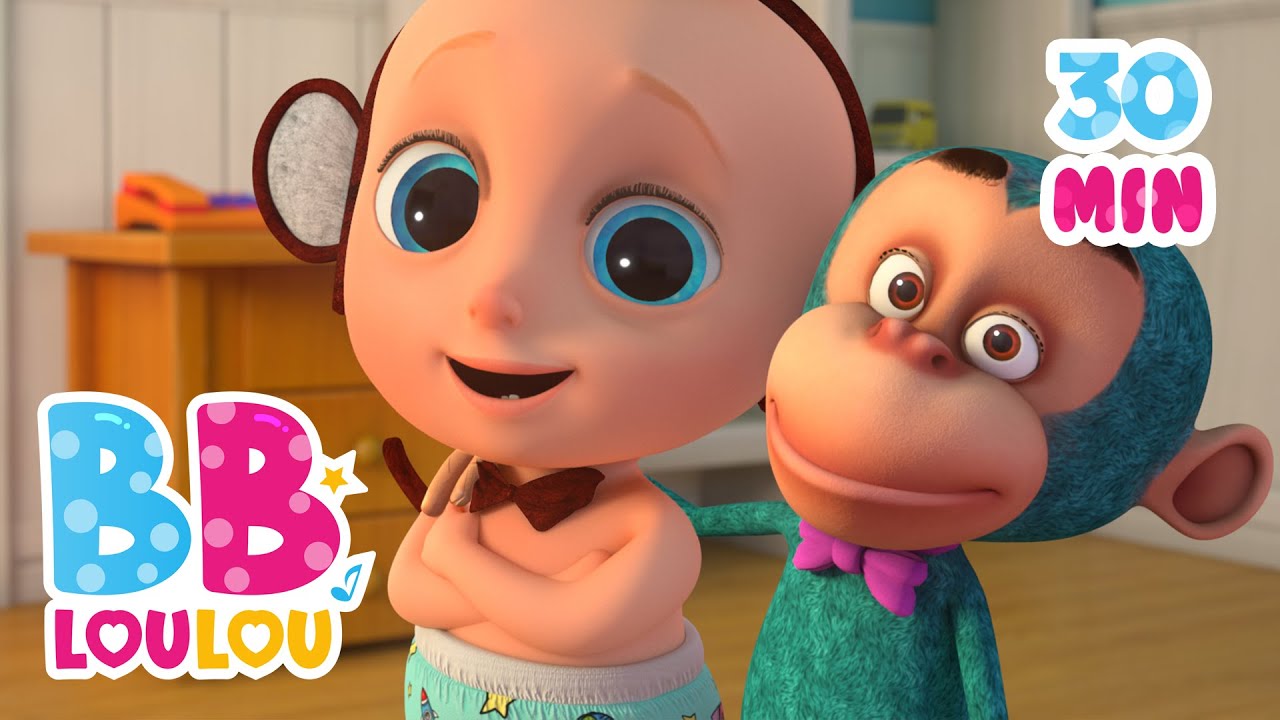 Cinq Petits Singes - Comptines et chansons pour enfants | BB LouLou