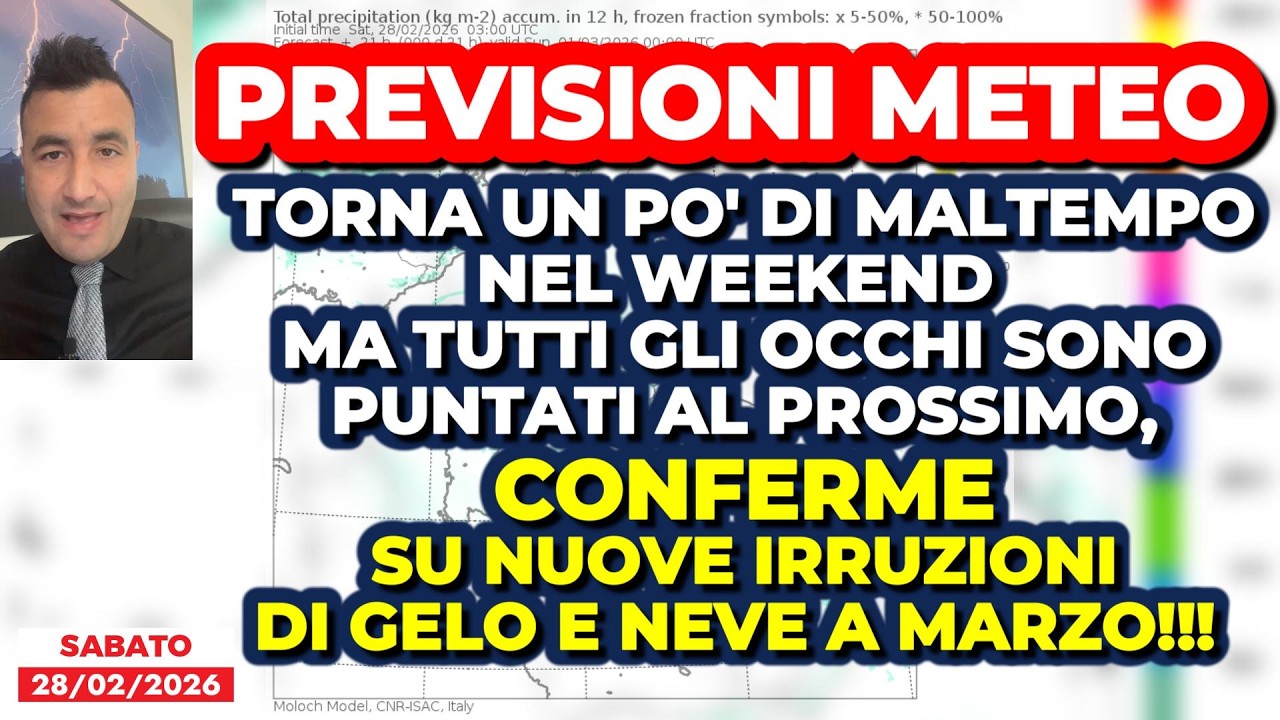 Previsioni Meteo, Marzo promette scintille: si delineano le nuove irruzioni di GELO e NEVE!!!