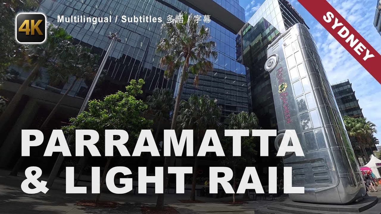 [4K] Walking Parramatta CBD & Light Rail | Discover Hidden Gems, Sydney, Australia