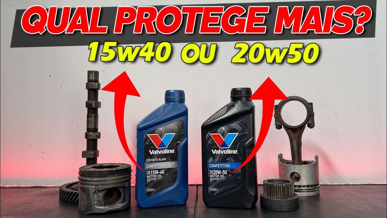 15w40 ou 20w50? Como saber o melhor Óleo para o meu MOTOR? Entenda as diferenças
