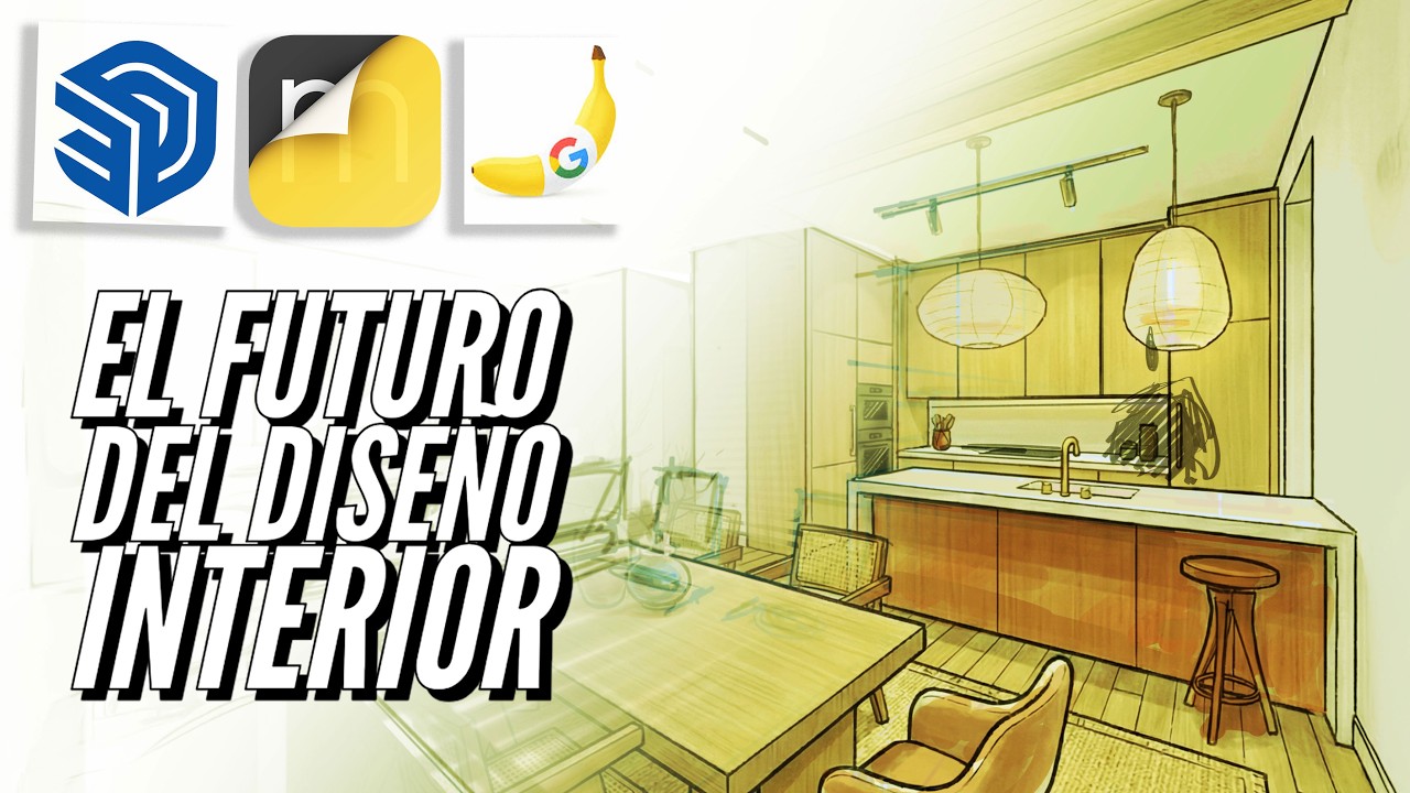 ✍ Diseño Interior con el iPad: @SketchUp +  @morpholio + Nano Banana