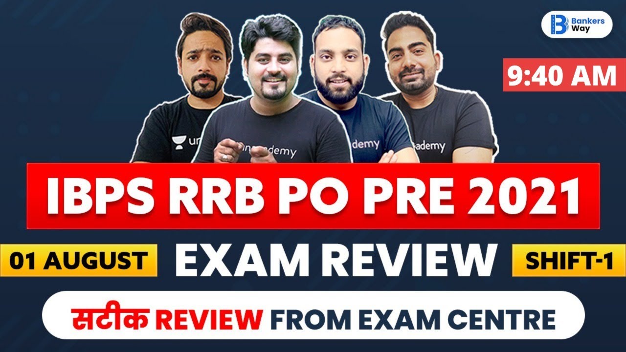 IBPS RRB PO Exam Analysis 2021 (1 Aug, Shift-1) | RRB PO Exam Review | Exam Review & Asked Questions