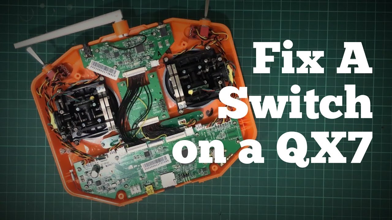 Replacing a Switch on a QX7 | Check out the Ethix Transmitter Case!