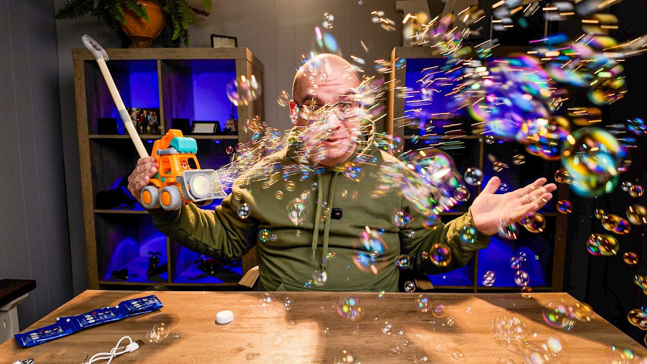 I've never seen so many bubbles!