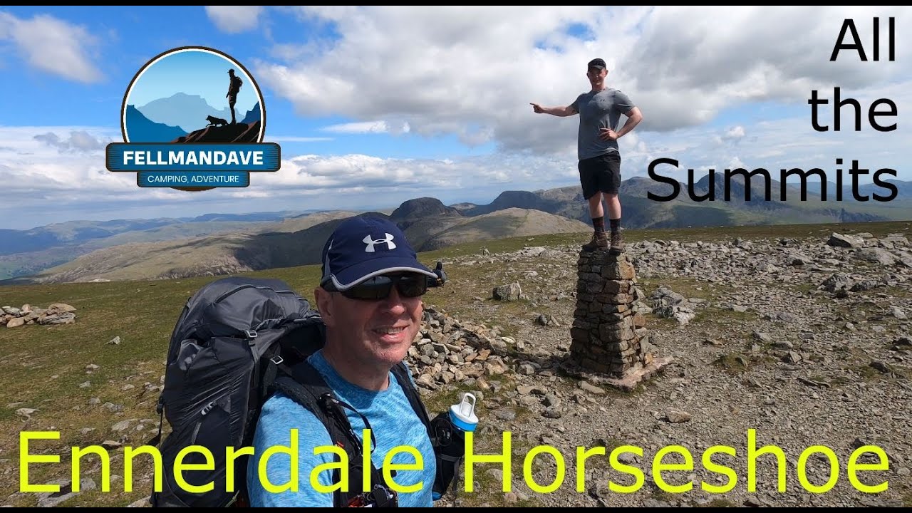 Ennerdale horseshoe- 2 night Lake District mountain wildcamping- 14 summits- 22 miles- meet a Ranger