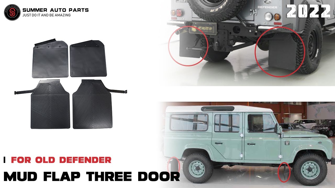 Mud flap three door for old defender