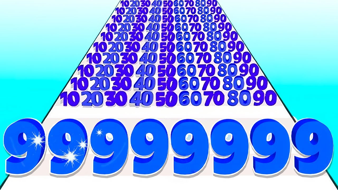 WOW 😲 Full gameplay in Number Master 🔵 COLLECTED MAXIMUM VALUE! [From 1 to 100 LVL]