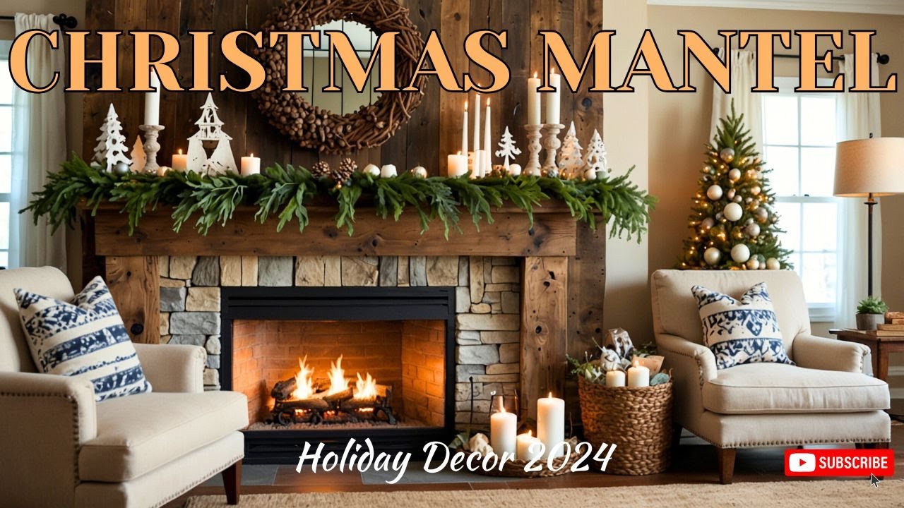 Warm Up Your Holidays 🎄 Dreamy Christmas Mantel Decorating Ideas