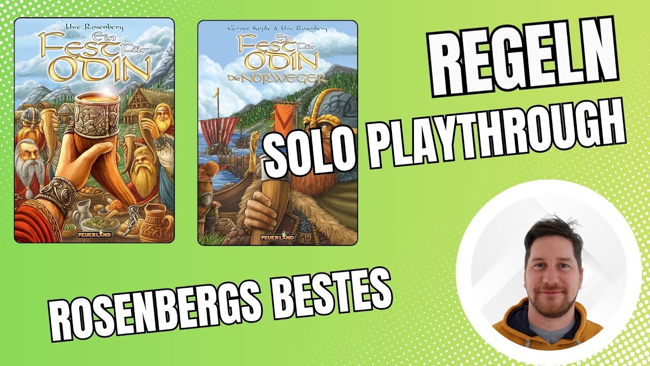 Ein Fest für Odin - Die Norweger - Regeln + Solo Playthrough