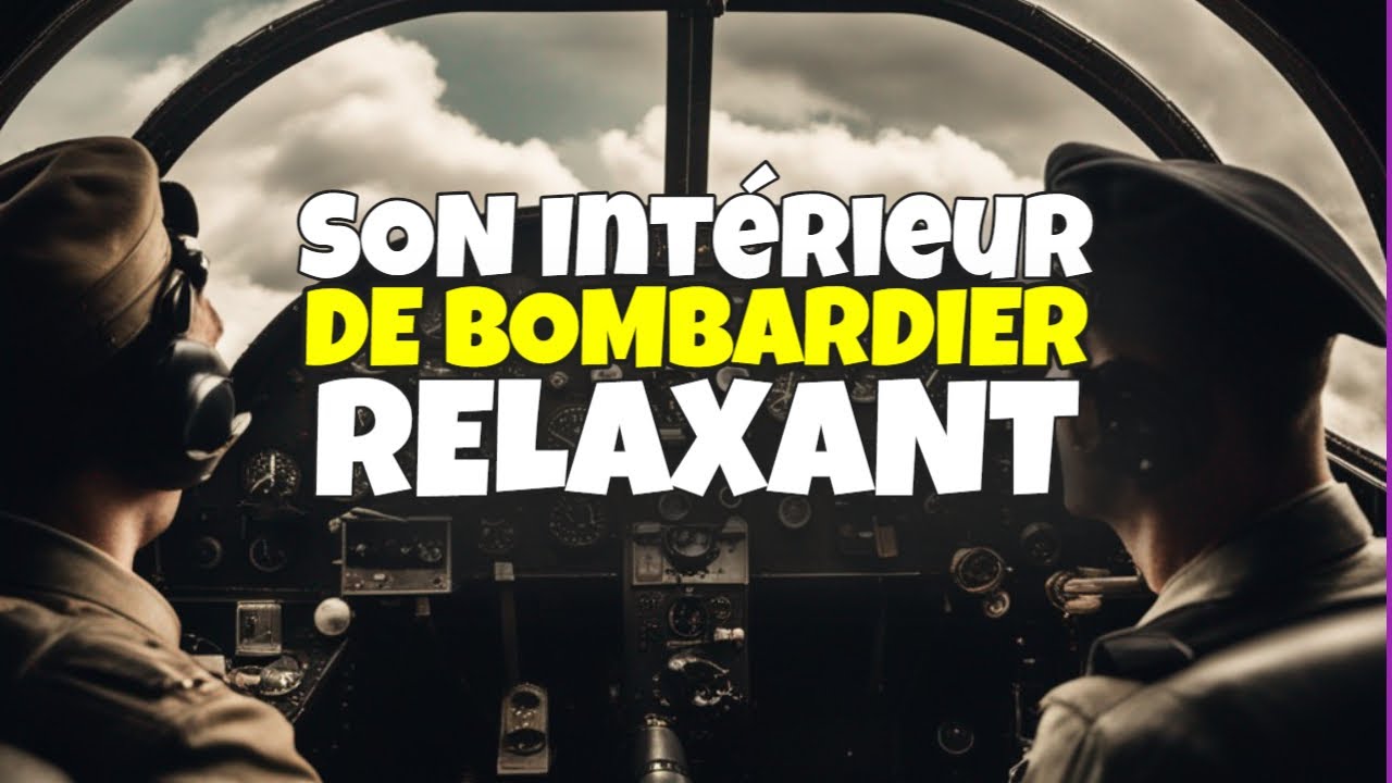 👉 SON D'UN BOMBARDIER 🎧 BRUIT DE CABINE DE BOMBARDIER 🎧 BRUIT AVION BOMBARDIER
