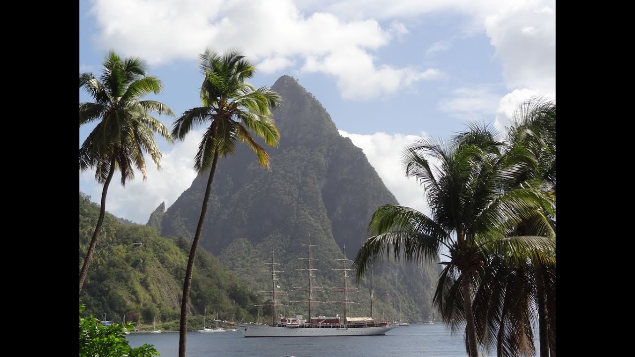 St Lucia Movie. Fond Doux and Marigot Bay