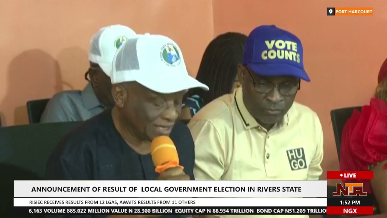 RESULTS   Of RIVERS LG COUNCIL ELECTION: