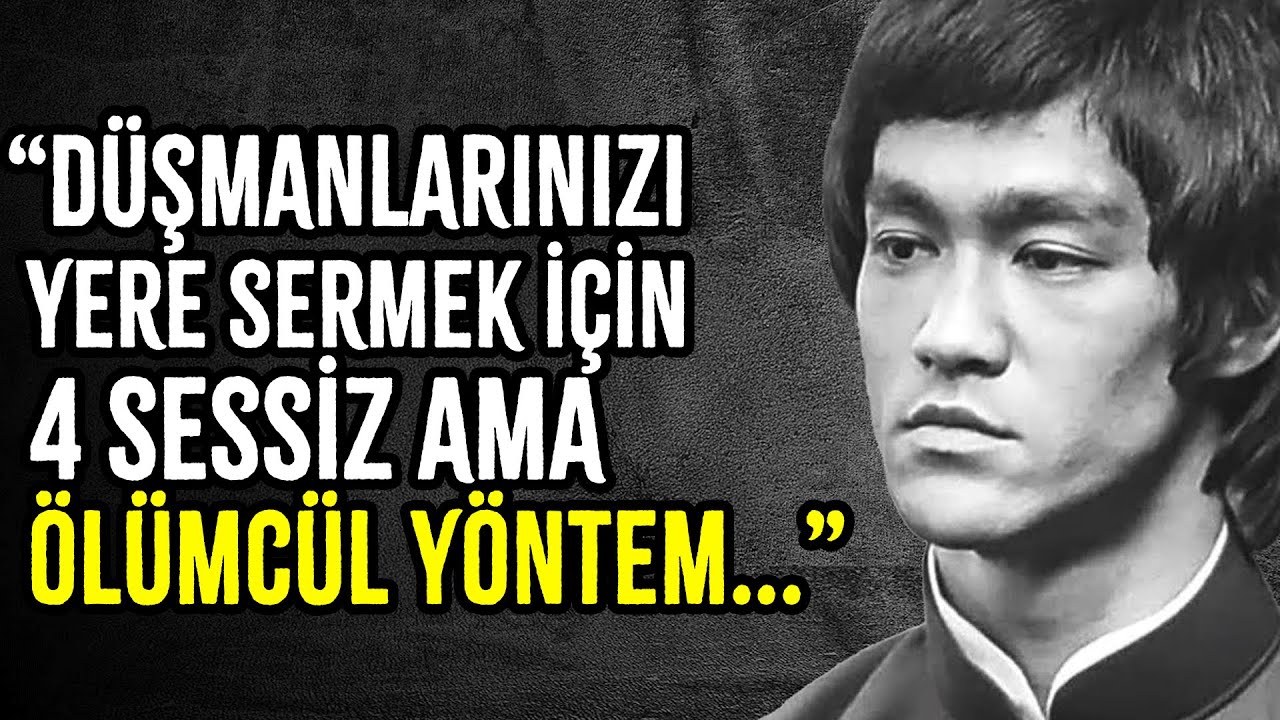 Bruce Lee'nin Herkesin Duyamaya Katlanamayacağı 100 Şok Edici Hayat Dersi