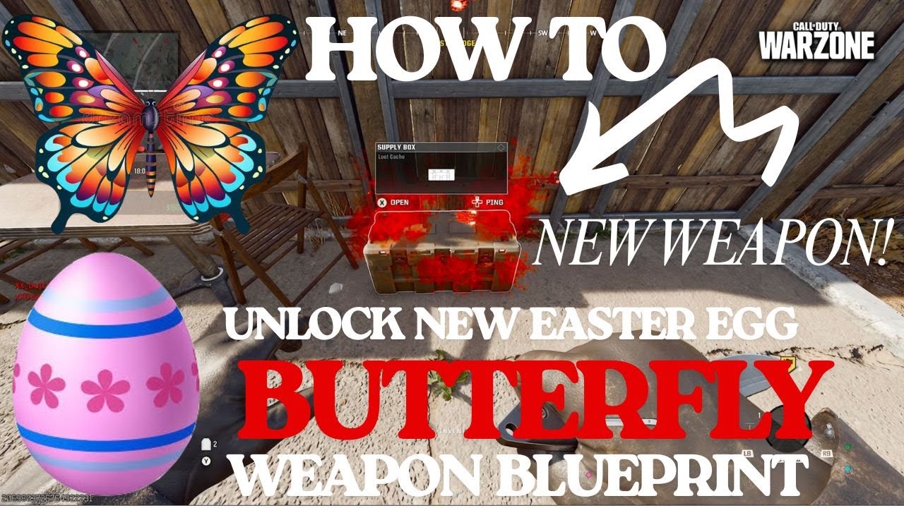 How to Complete Butterfly Chest Easter Egg in Warzone – Unlock Secret Weapon Blueprint Fast!