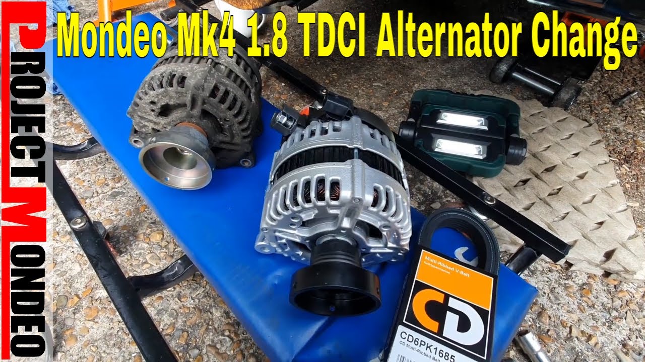 Ford Mondeo Mk4 1.8 TDCI alternator replacement, how to.