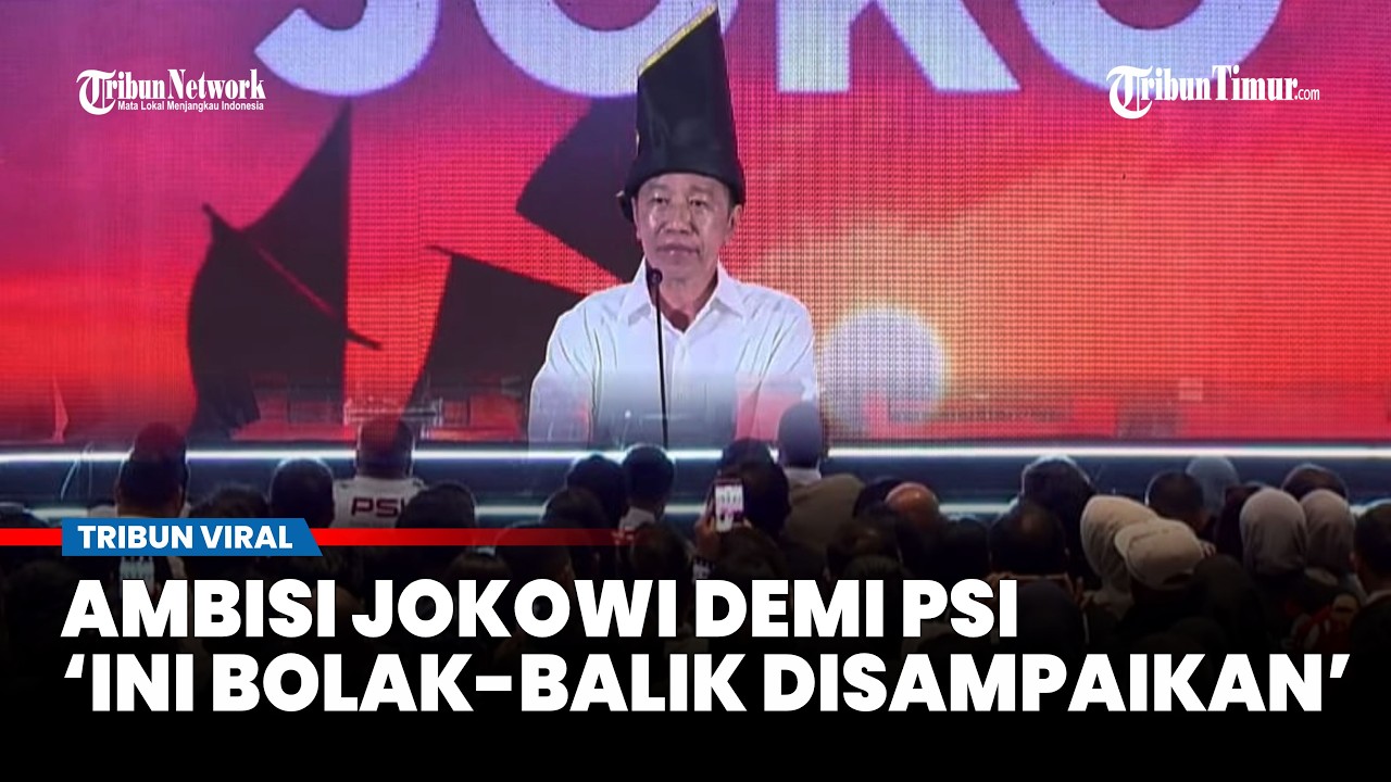 Perlu Mesin Besar, Ini Ambisi Jokowi ke PSI: Saya Ngomong, Kapan Kita Selesaikan?