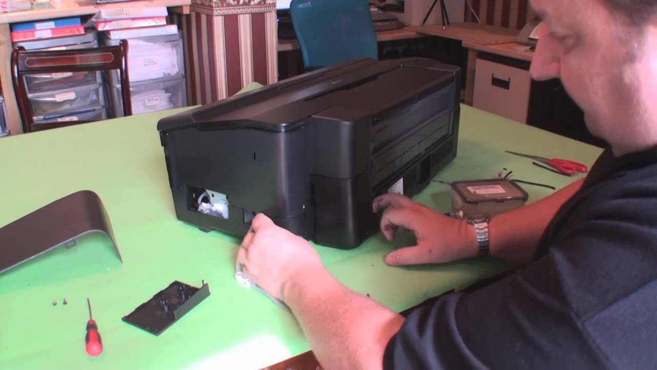 Epson 1500w Fitting A Waste Ink Tank  For Our T Shirt Printing Business