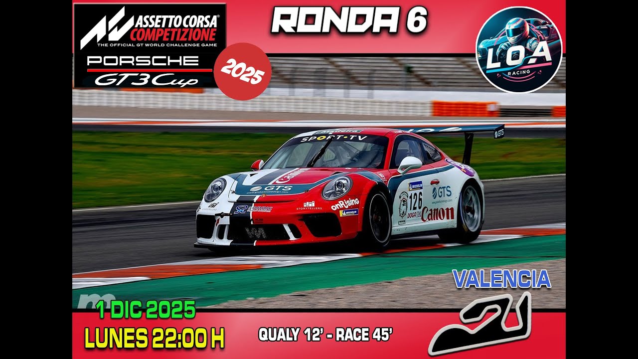 [ONBOARD] Porsche Cup 2025: Valencia (#5)