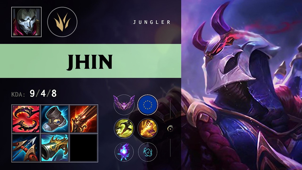 Jhin Jungle vs Lee Sin - EUW Master Patch 26.12