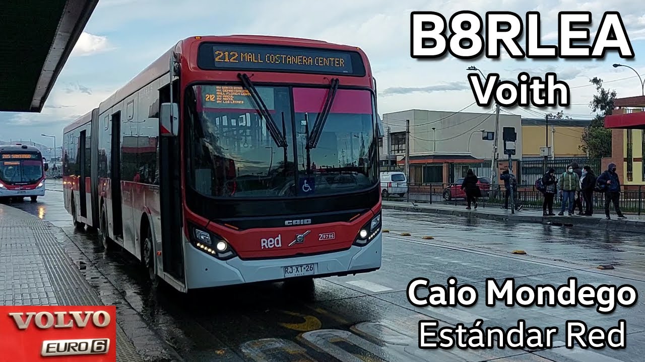 Volvo B8RLEA/Voith - Único Carrozado por Caio - Linea 212/Red Santiago